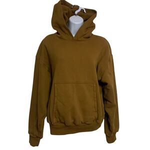 Yeezy Yzy x GAP Double Layer Brown Hoodie Womens Size M